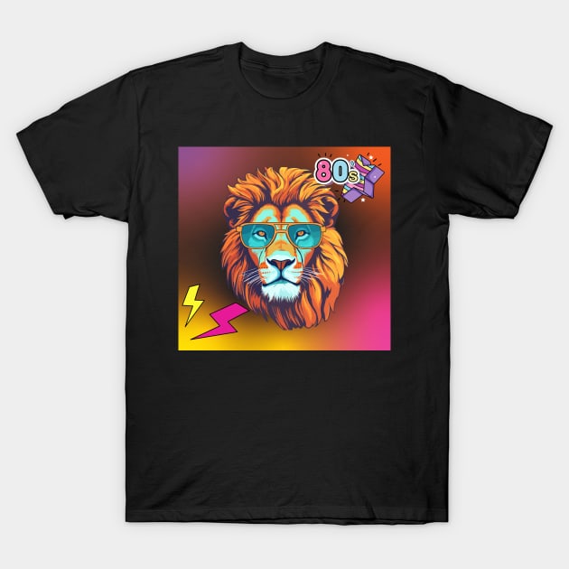 The King-Retro 80s Granite Art T-Shirt by 80snerd